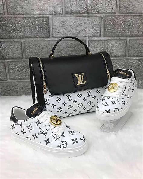 louis vuitton black and white bag